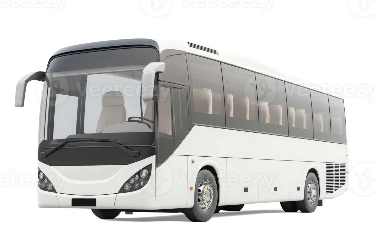 Big touristic coach bus for comfortable trip png
