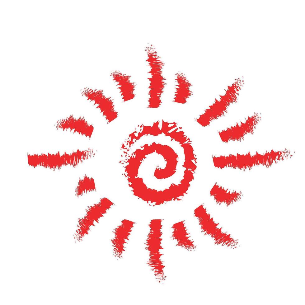 Playful Scribbles Shape Eleven vector