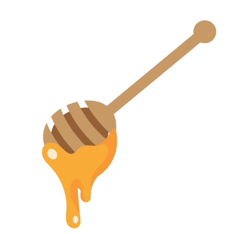 healthy medicine Honey Dipper vector