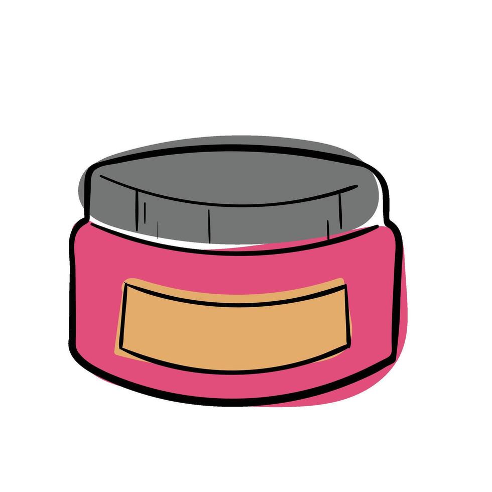 Woman Cosmetics Moisturizer vector