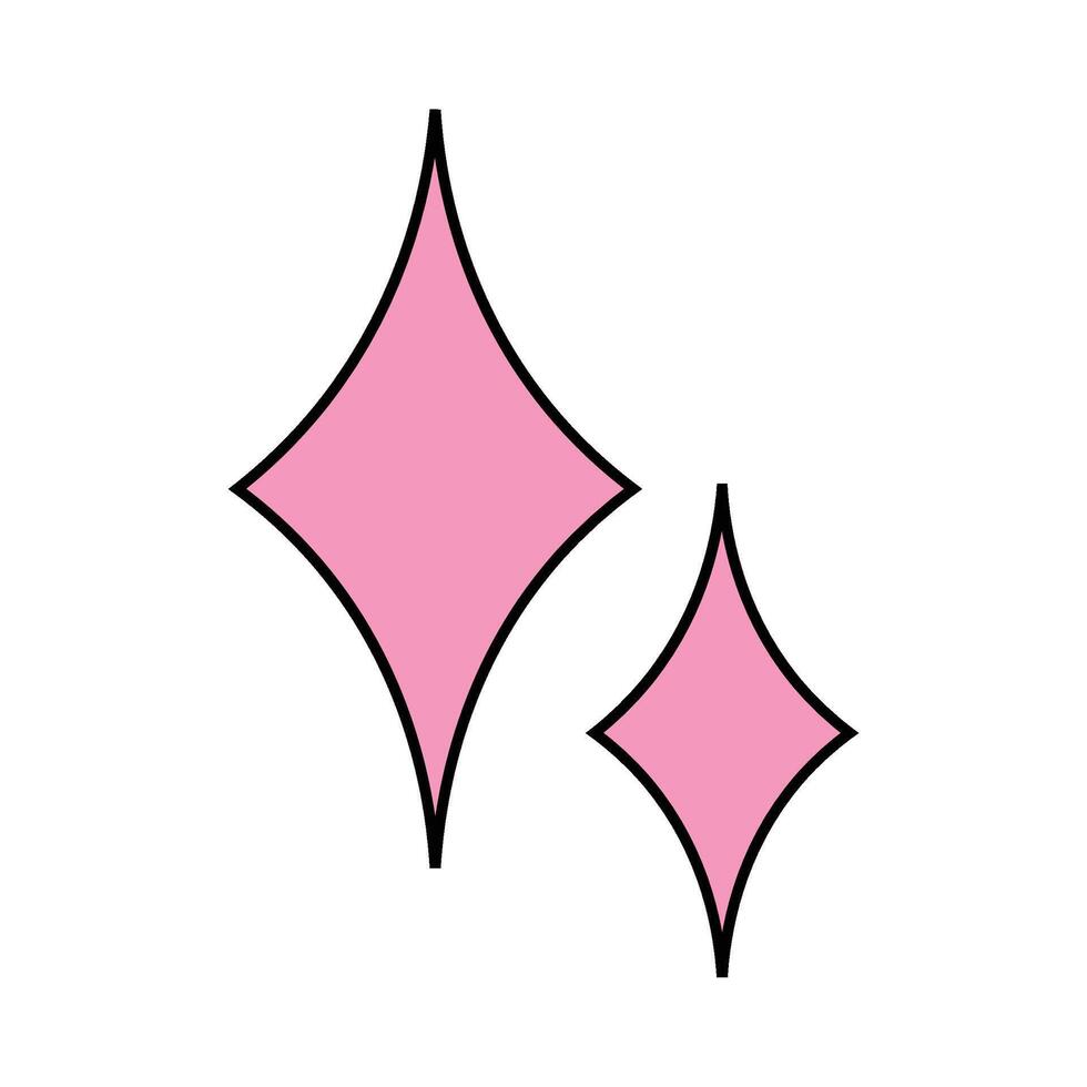 Retro Shape Nine vector