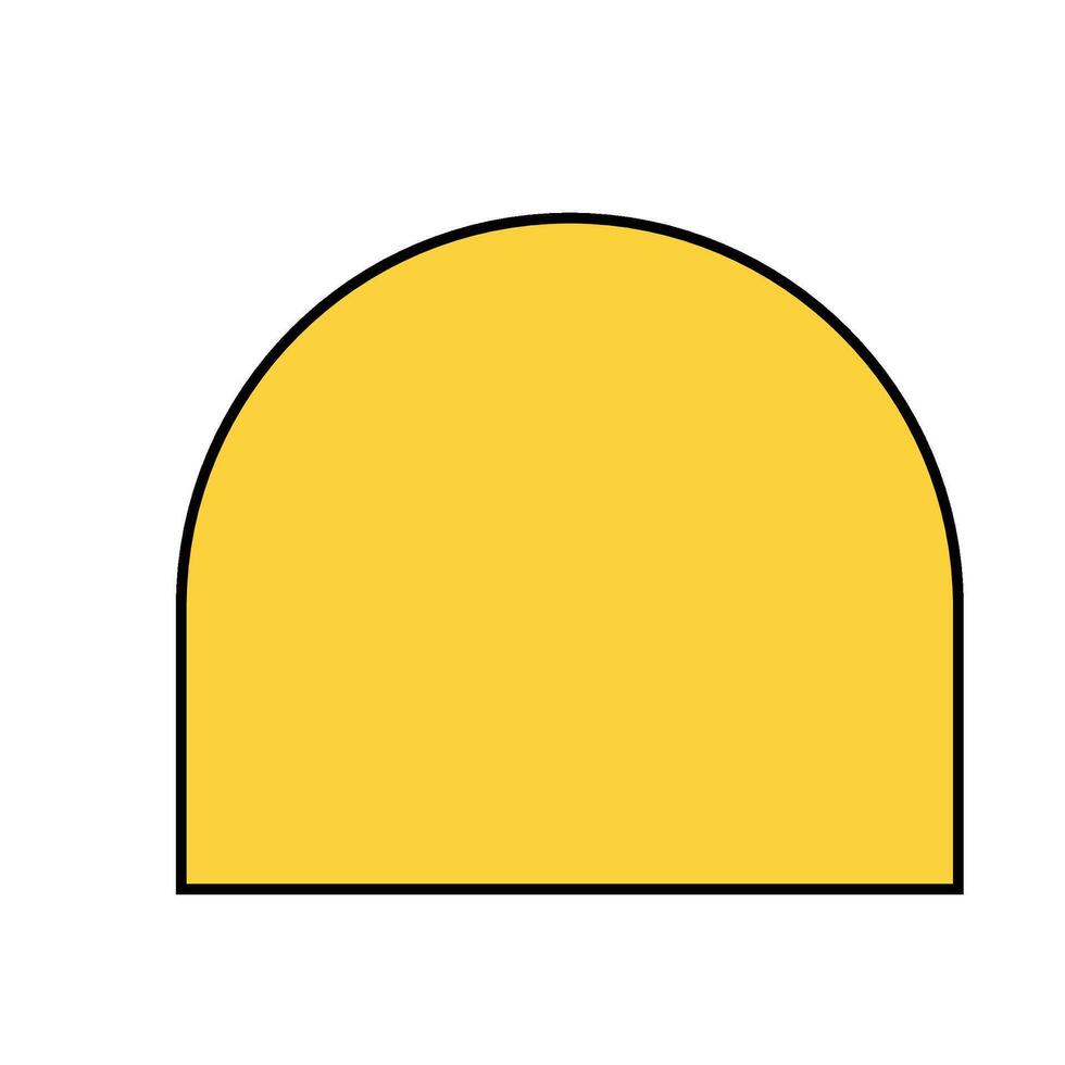 Retro Shape Ten vector