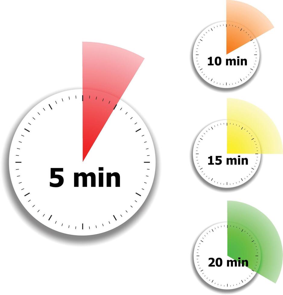 clock face stopwatch pattern vector
