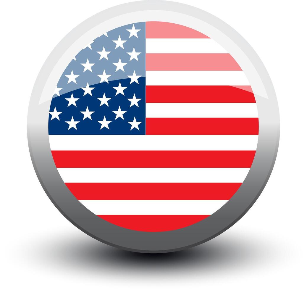 flag icon web button use vector