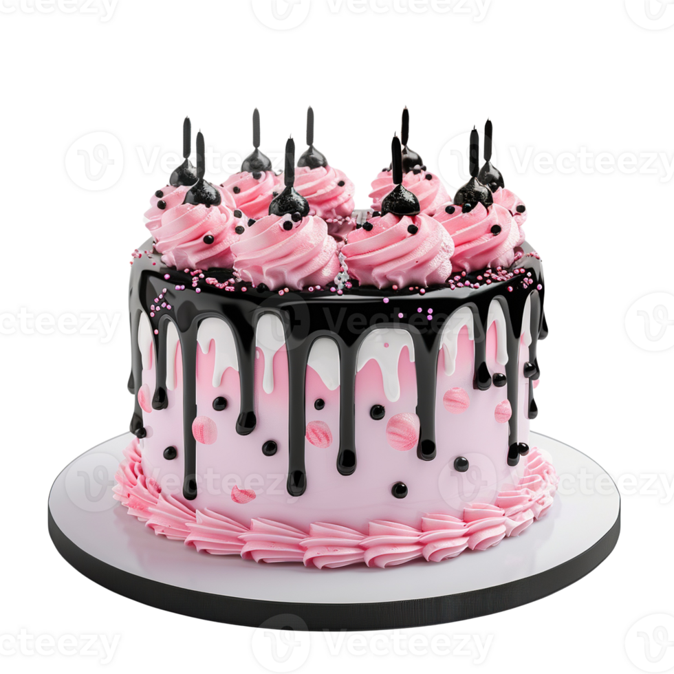 pink and chocolate cakes, birthday and celebration cakes png