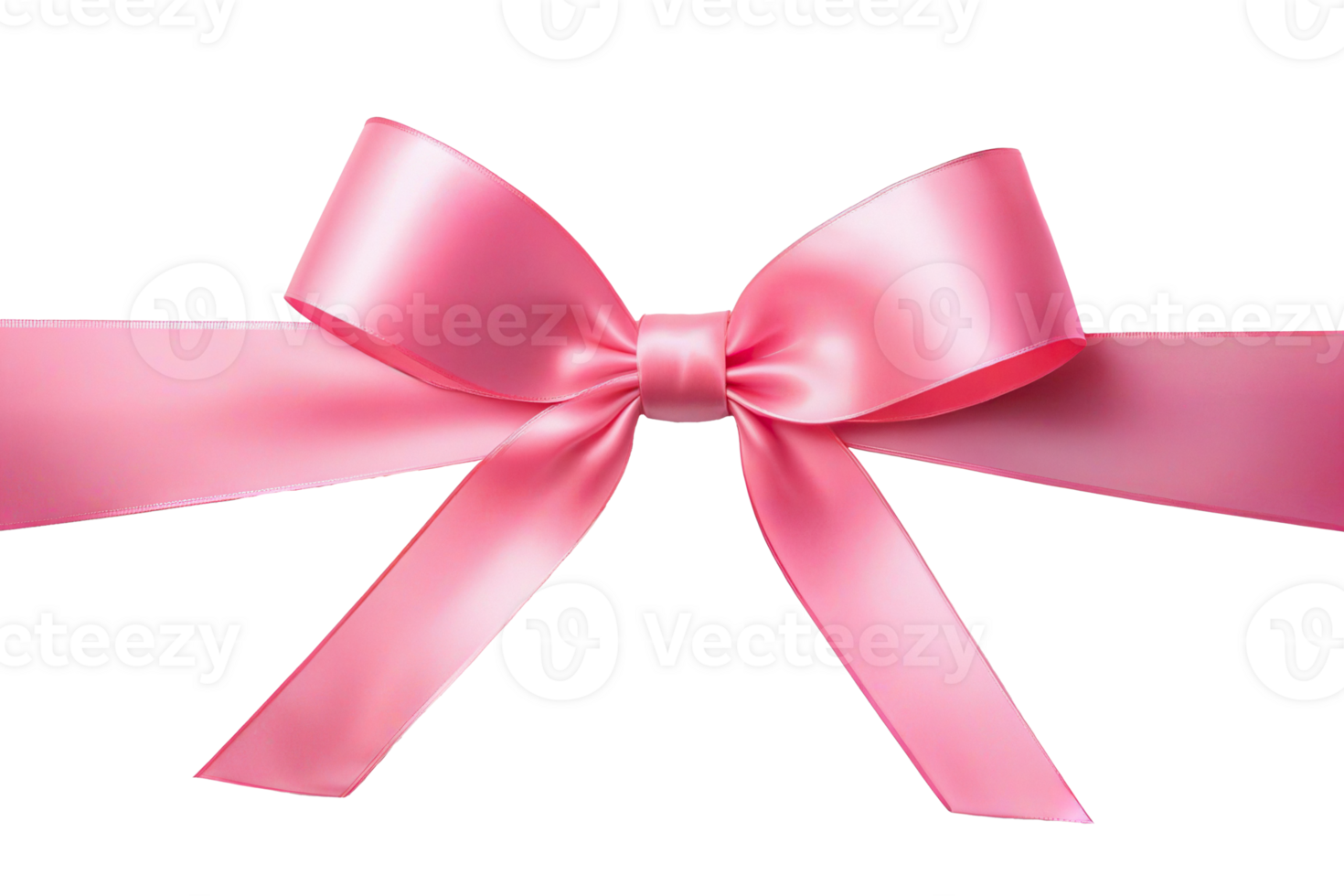 red ribbon bows on a transparent background png