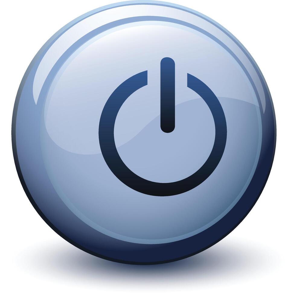 button 3d cursor switching on off vector