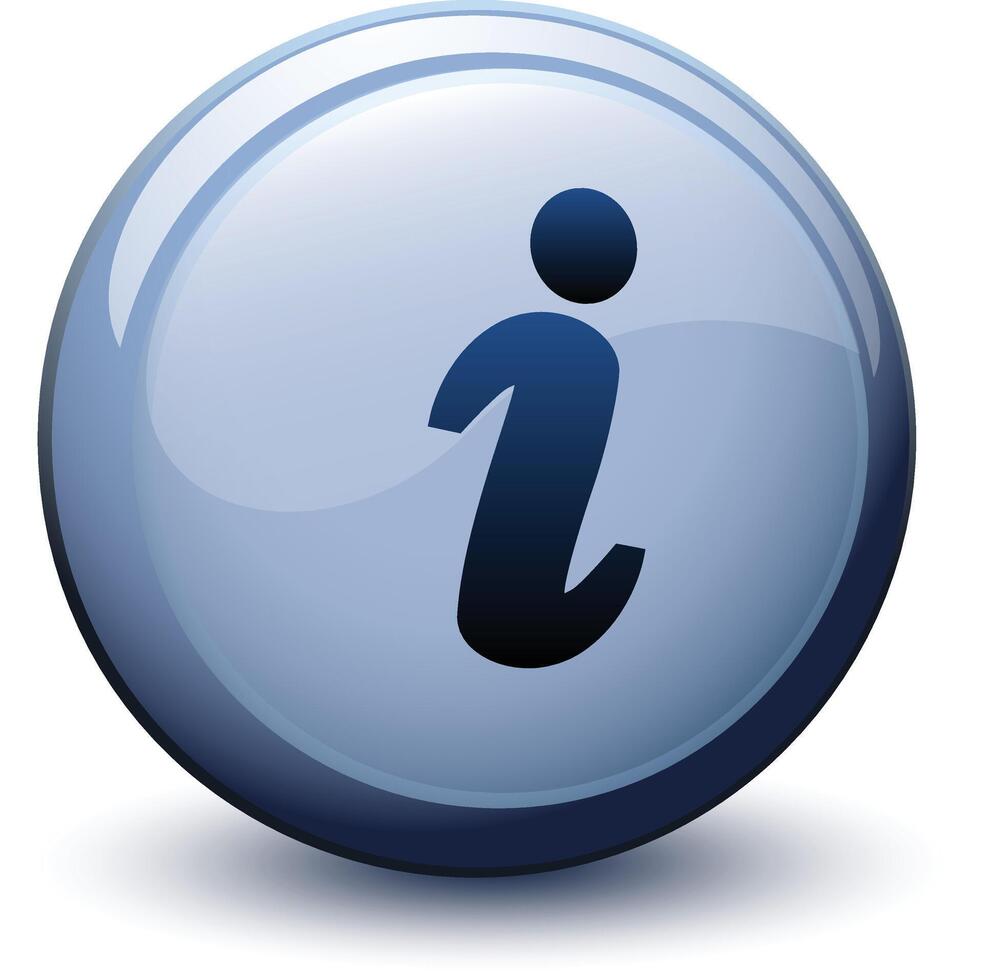 button 3d info black vector