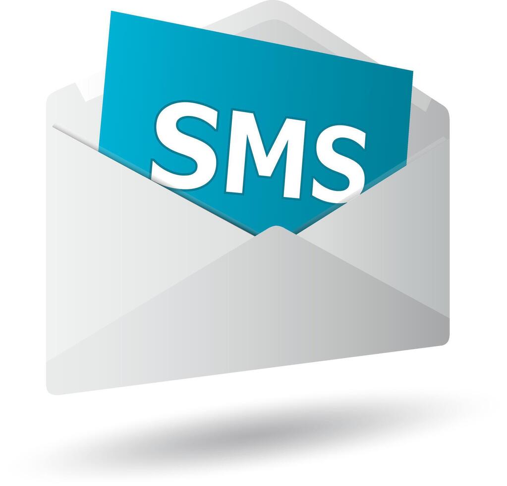 icon message 3d vector