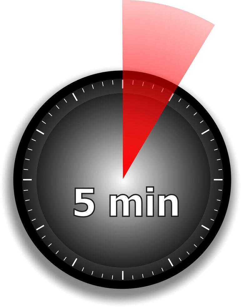 clock face stopwatch vector