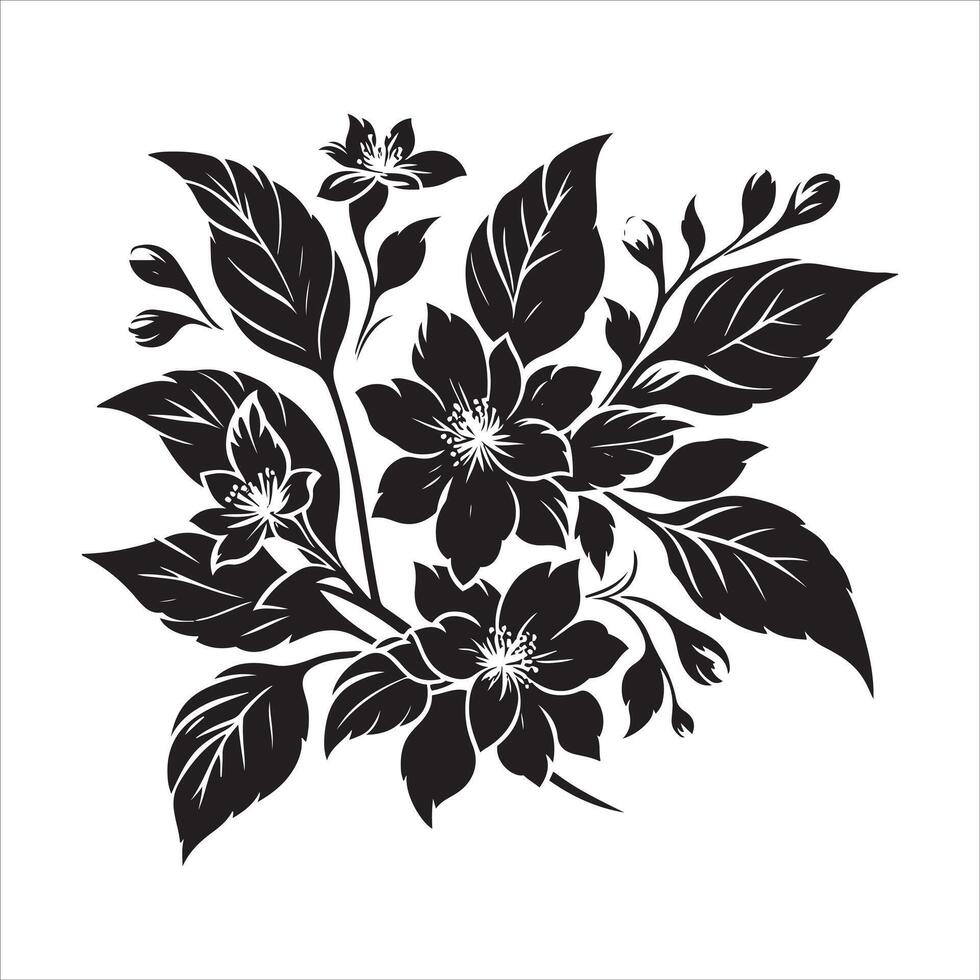 How to Grow Jasmine Plants vector