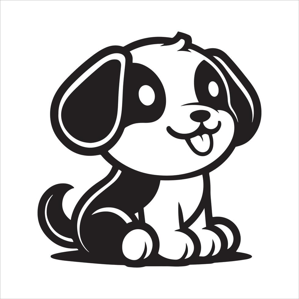 The Best Cartoon Dog Animation vector