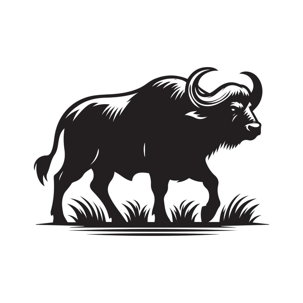 The Life Cycle of a Buffalo vector