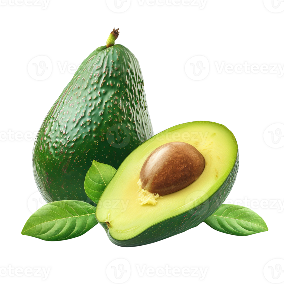 avocado fruit on a transparent background png