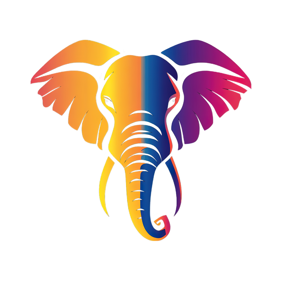 Elephant icon logo png