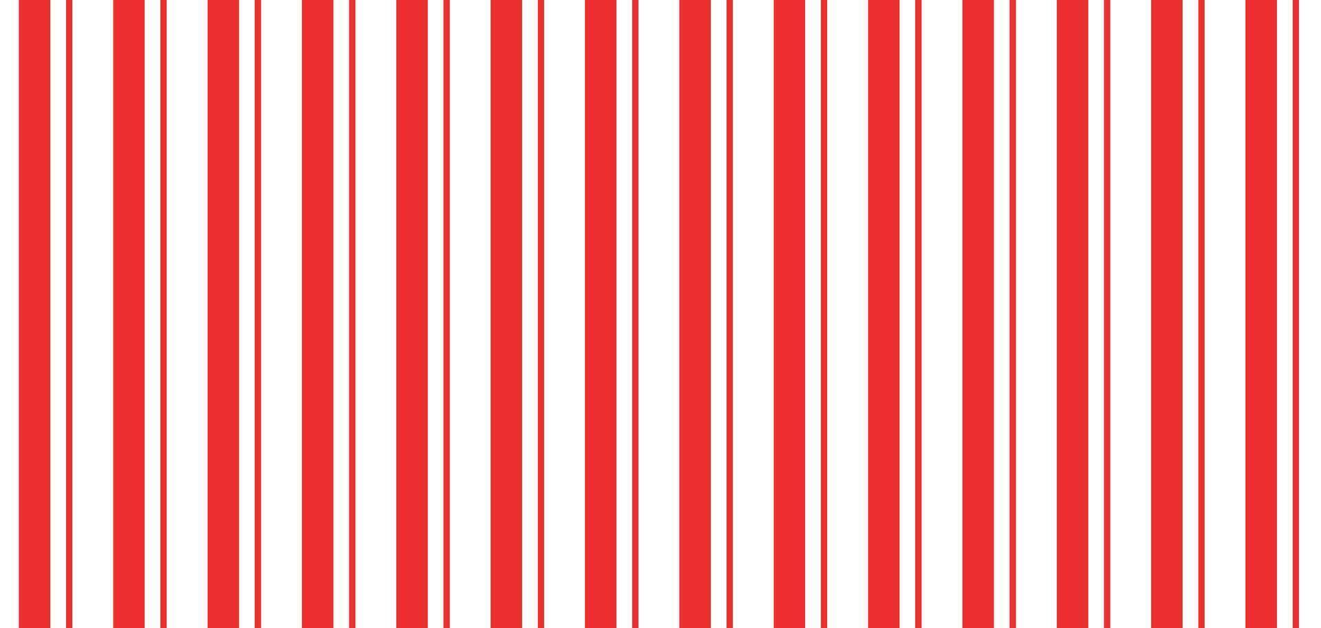 Christmas candy stripe seamless pattern. Red line candy cane background. Christmas present pattern. Winter holiday lines backdrop. Xmas gift wrapping print. Illustration on white background vector