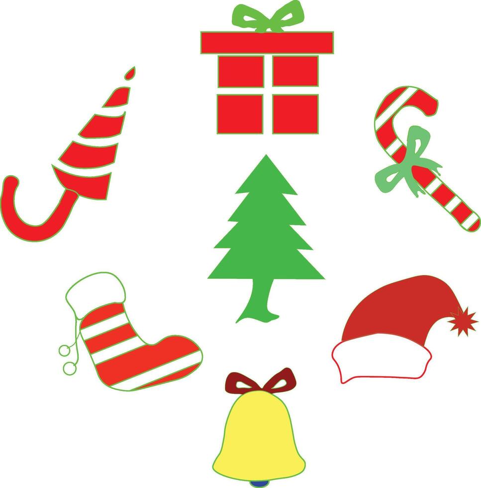 Add festive cheer with our Christmas elements. Choose from a variety of icons, illustrations, and decorations to bring the holiday spirit to your designs. vector