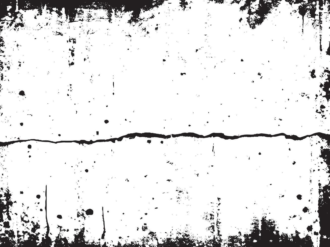 A monochrome grunge texture with scratchy, grainy, and sandy elements, creating a distressed abstract pattern vector