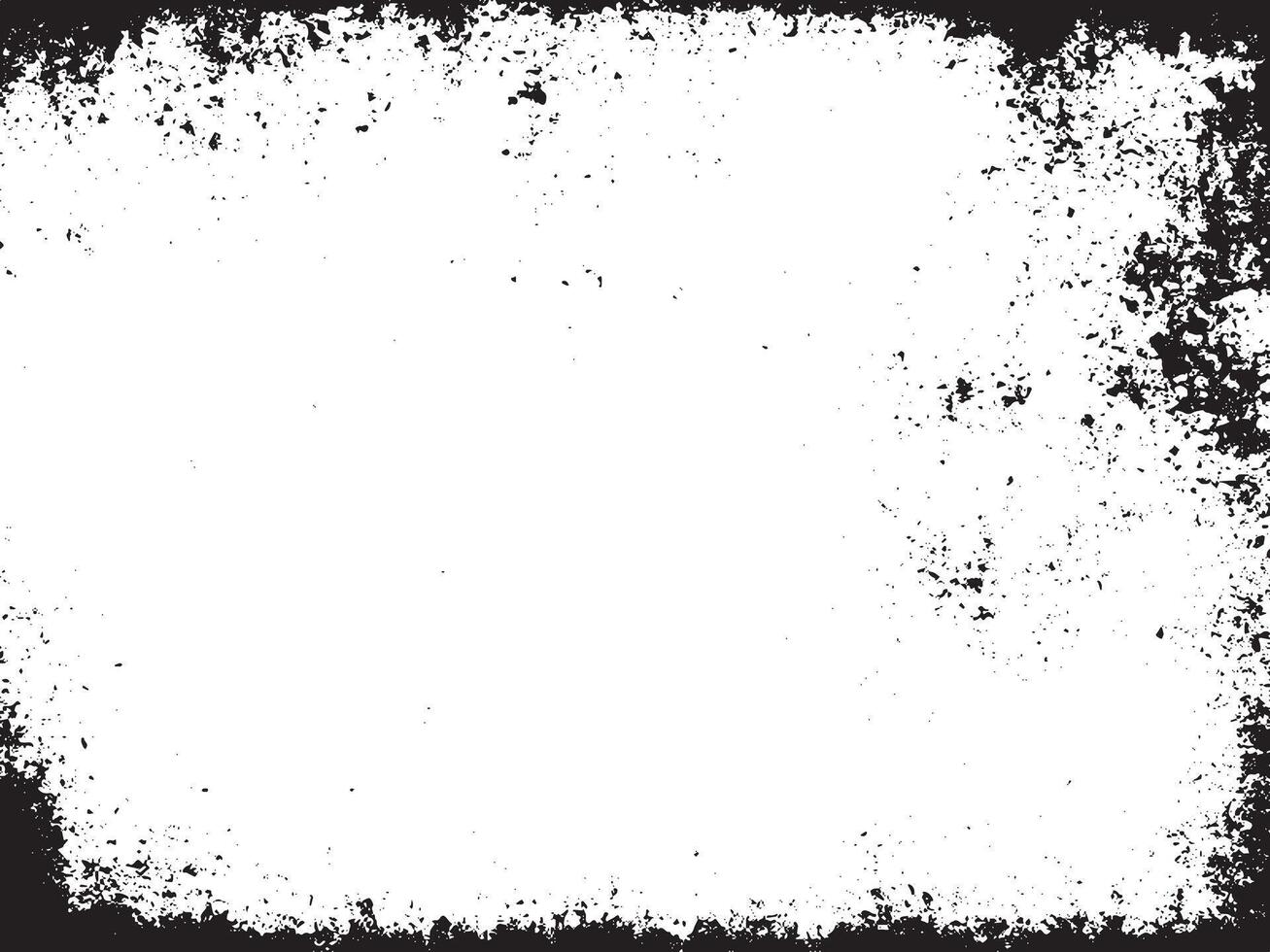 A black and white abstract grunge texture characterized by noise, with distressed particles and dust forming a grainy pattern. This texture exudes a rugged and worn appearance vector
