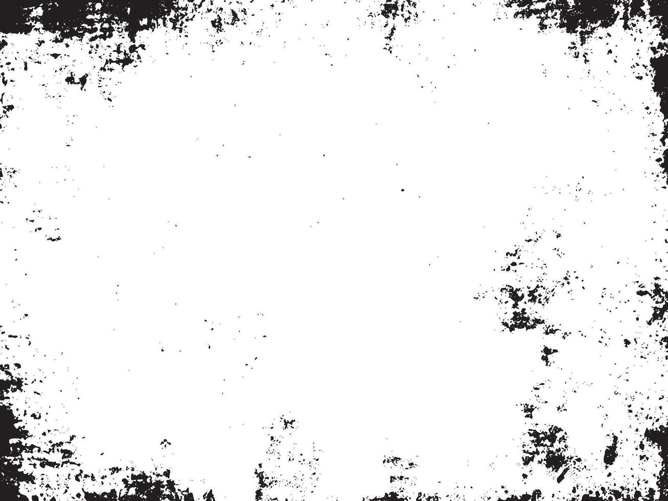 A monochrome grunge texture featuring scratchy, grainy, and sandy elements, creating a distressed abstract design vector
