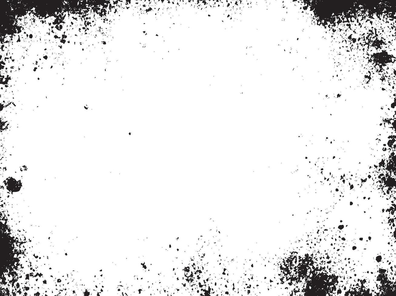 A black and white grunge texture with scratchy, grainy, and sandy features, resulting in a distressed abstract pattern vector