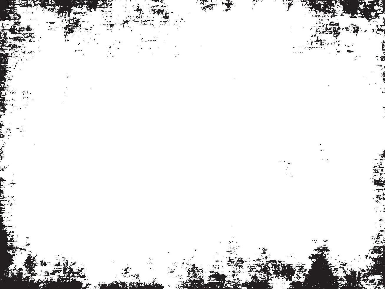A black and white grunge texture with scratchy, grainy, and sandy details, forming a distressed abstract design vector