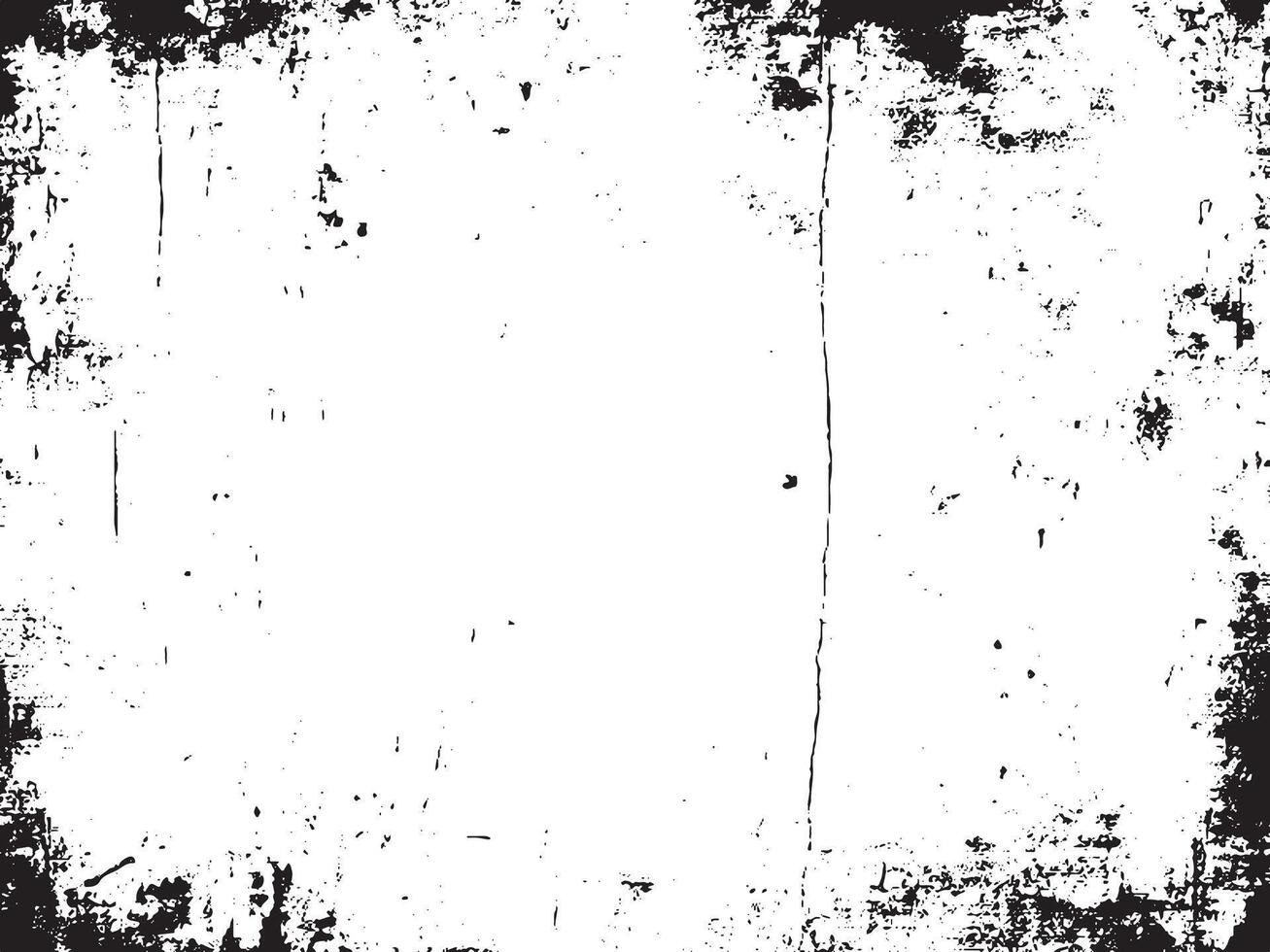 A monochrome grunge texture with scratchy, grainy, and sandy details, forming a distressed abstract pattern vector