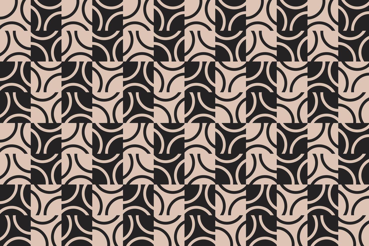 Circular Lines Brown Pattern and Background vector