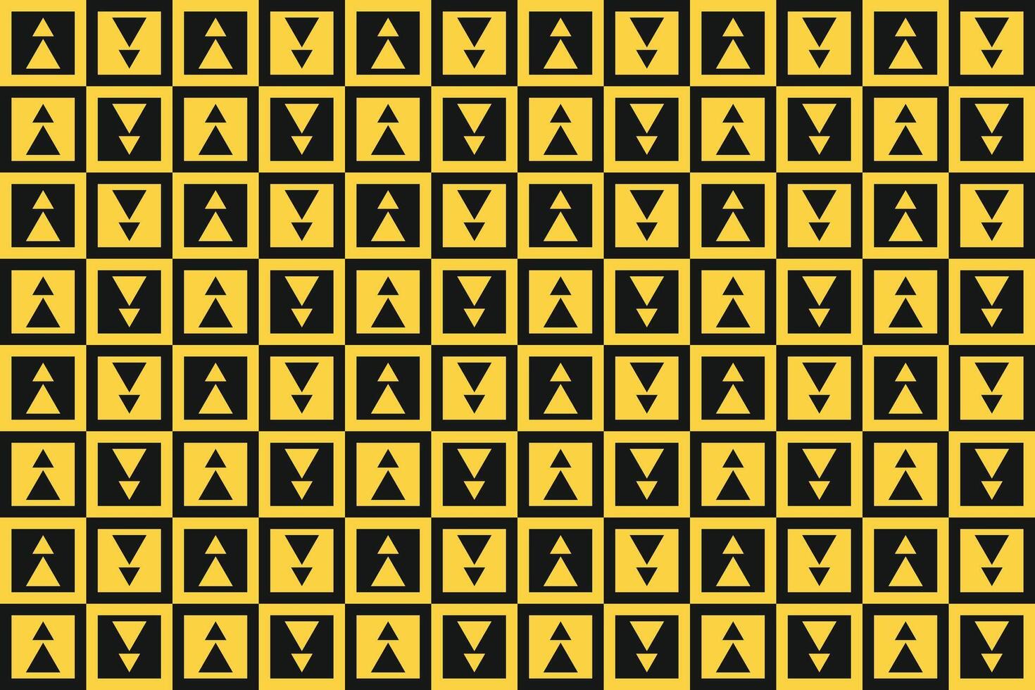 Triangle Yellow and Black Pattern vector