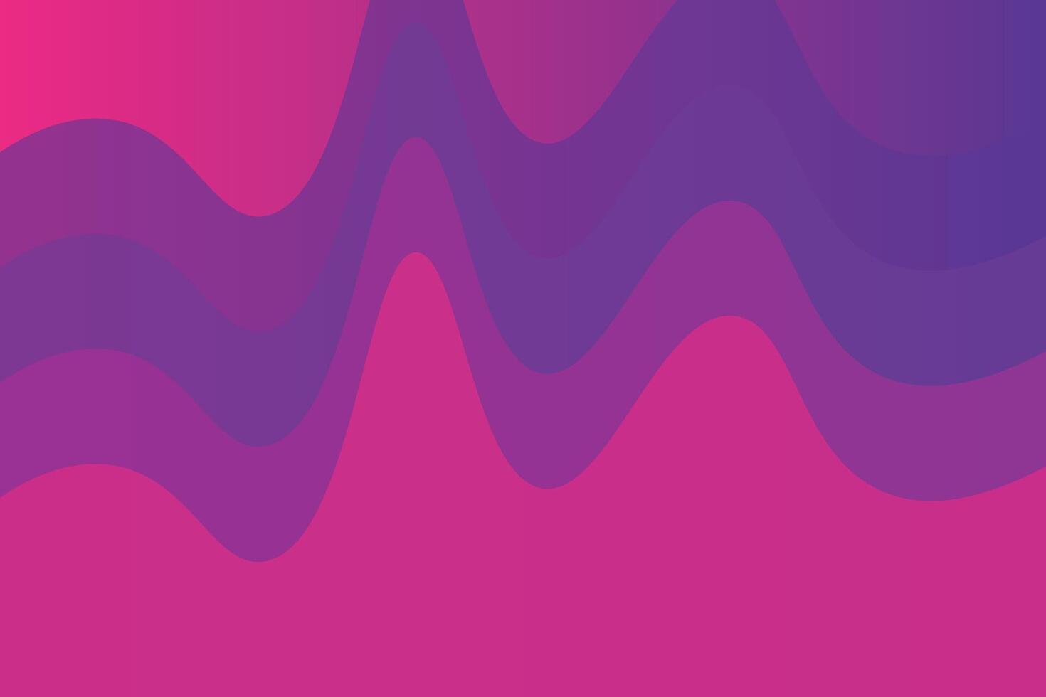 Wavy Shapes Purple Background vector
