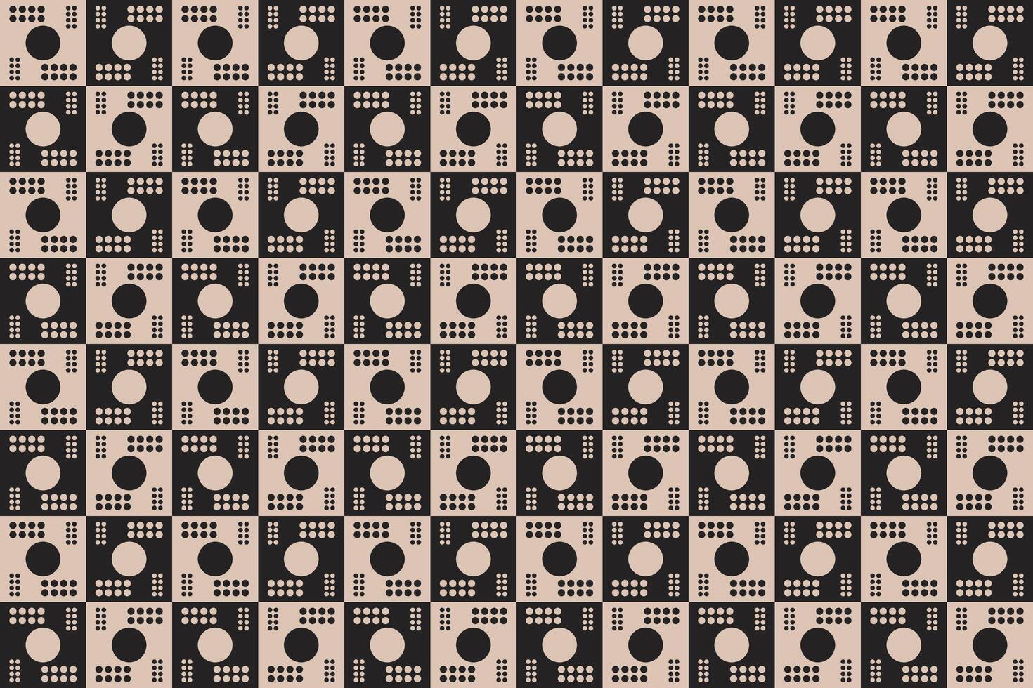 Circle Design Brown Pattern and Background vector