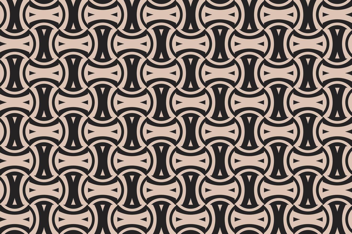 Circular Shapes Brown Pattern vector