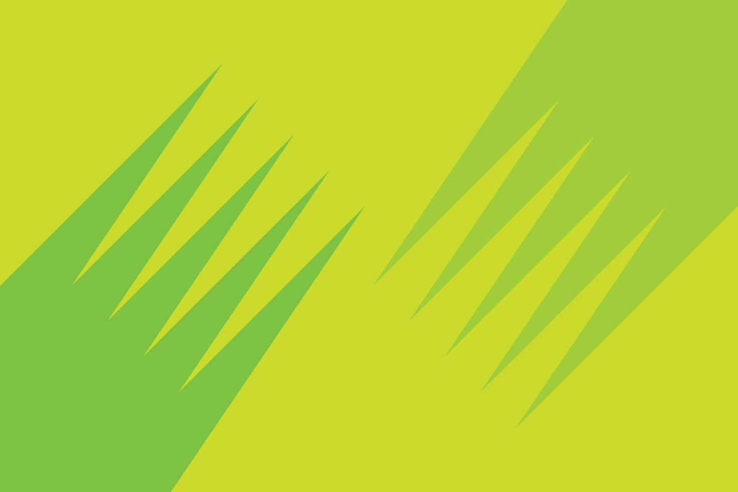 Green Shapes Background vector