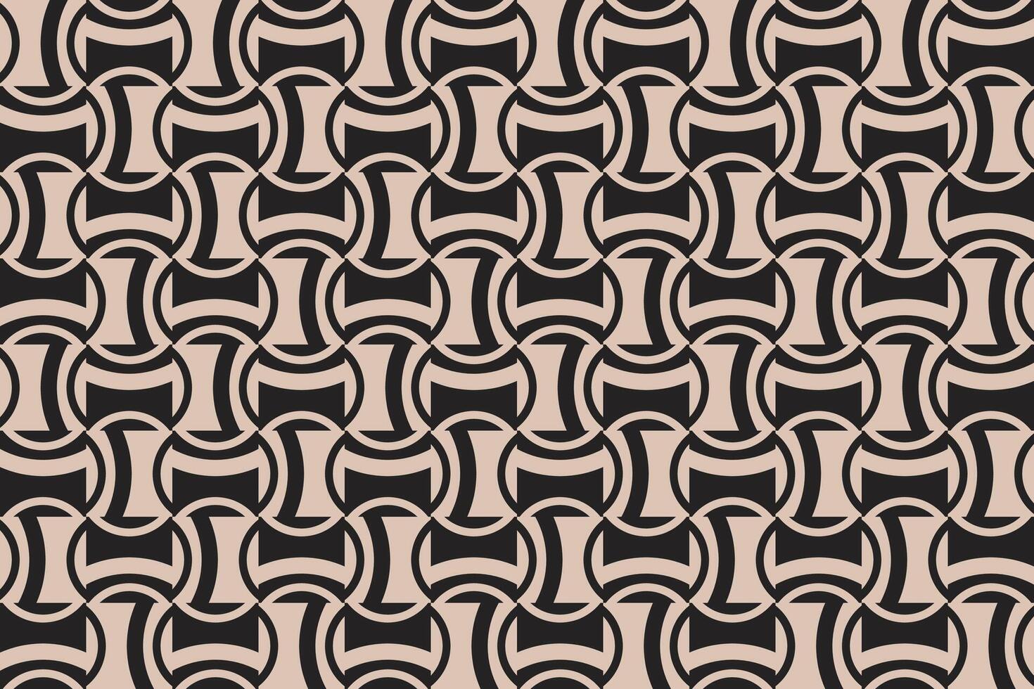 Circular Shape Brown Pattern vector