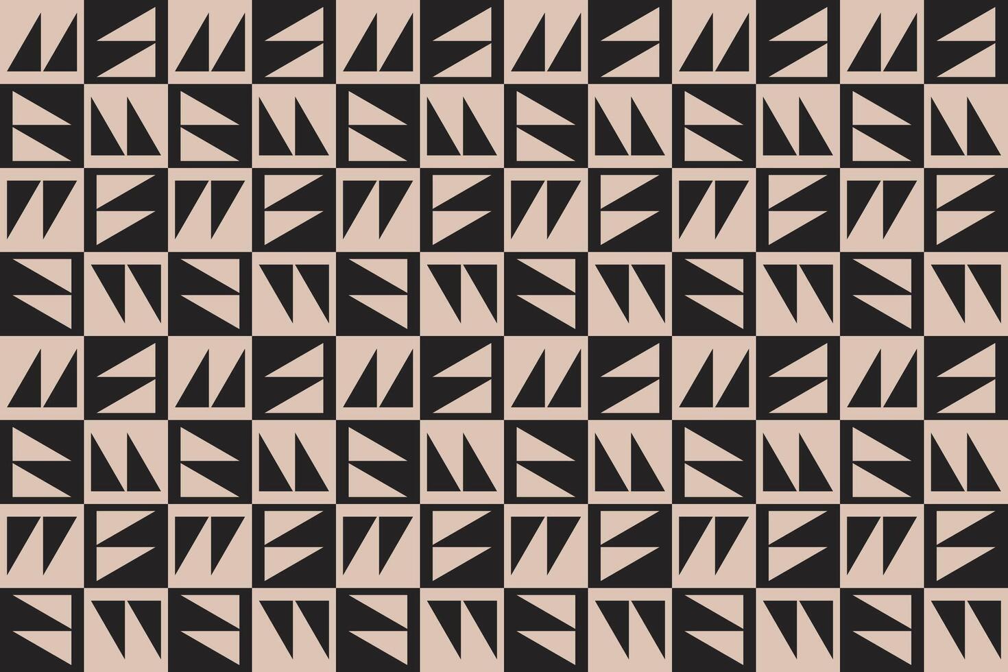 Triangle Brown Pattern and Background vector