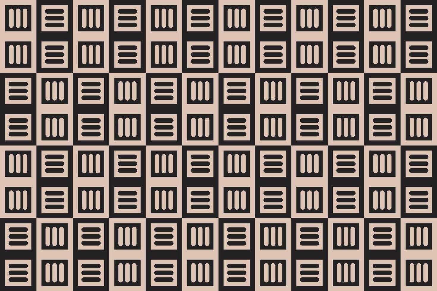 Oval Shape Brown Pattern vector