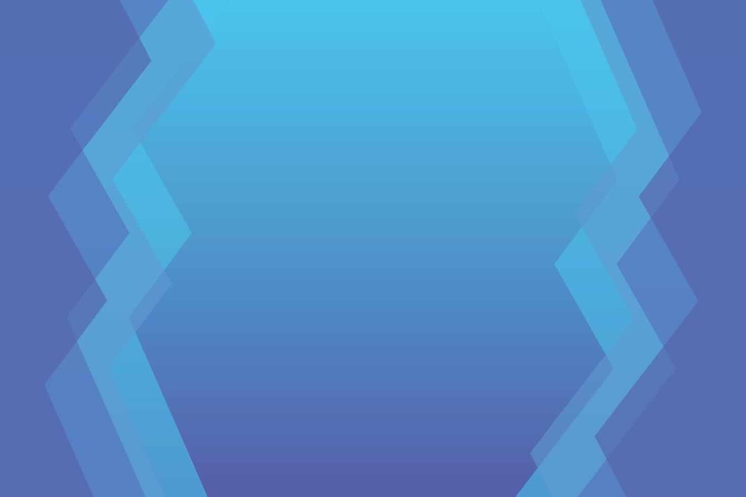 Jagged Shapes Right and Left Blue Background vector