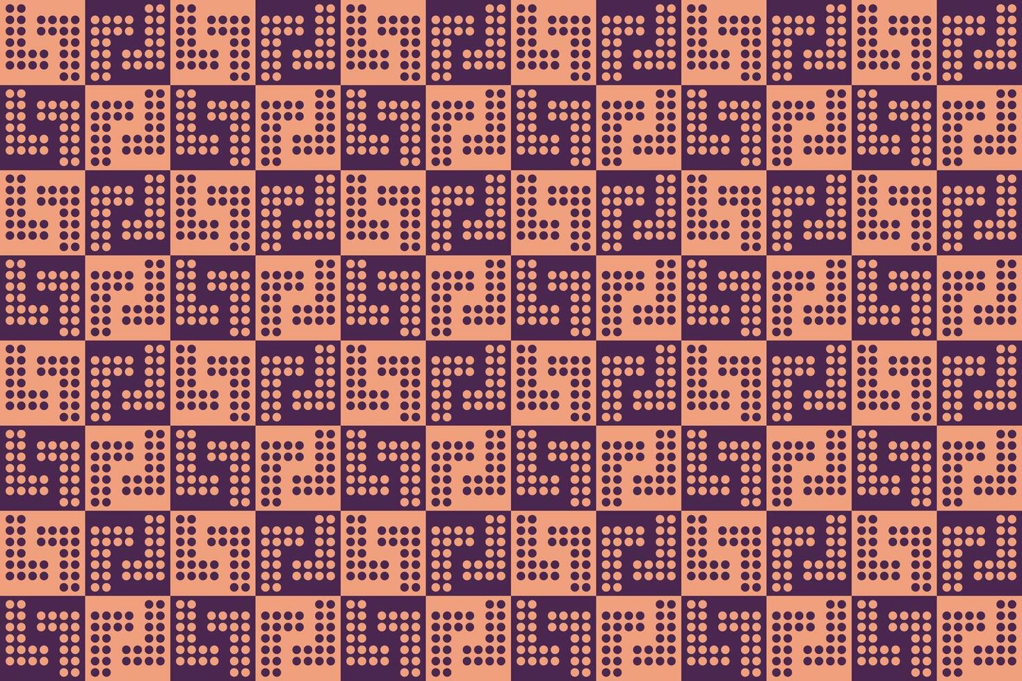 Circle Design Brown Pattern vector