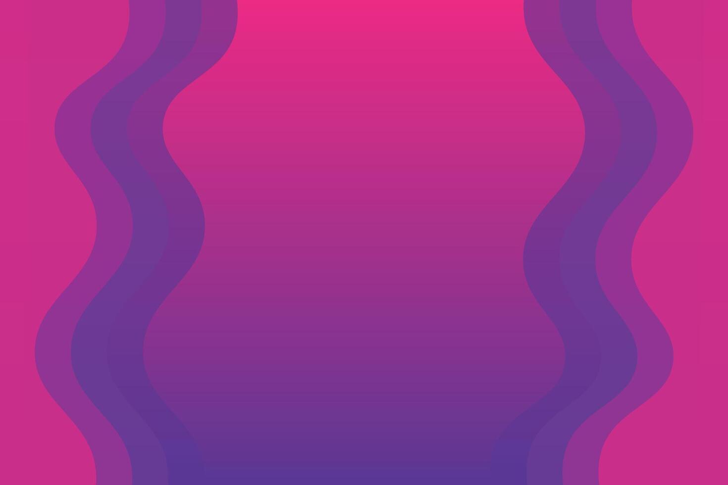 Wavy Shapes Right and Left Background vector