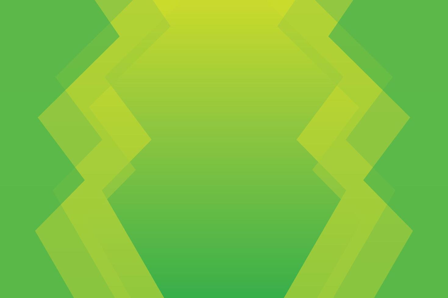 Jagged Shapes Right and Left Green Background vector