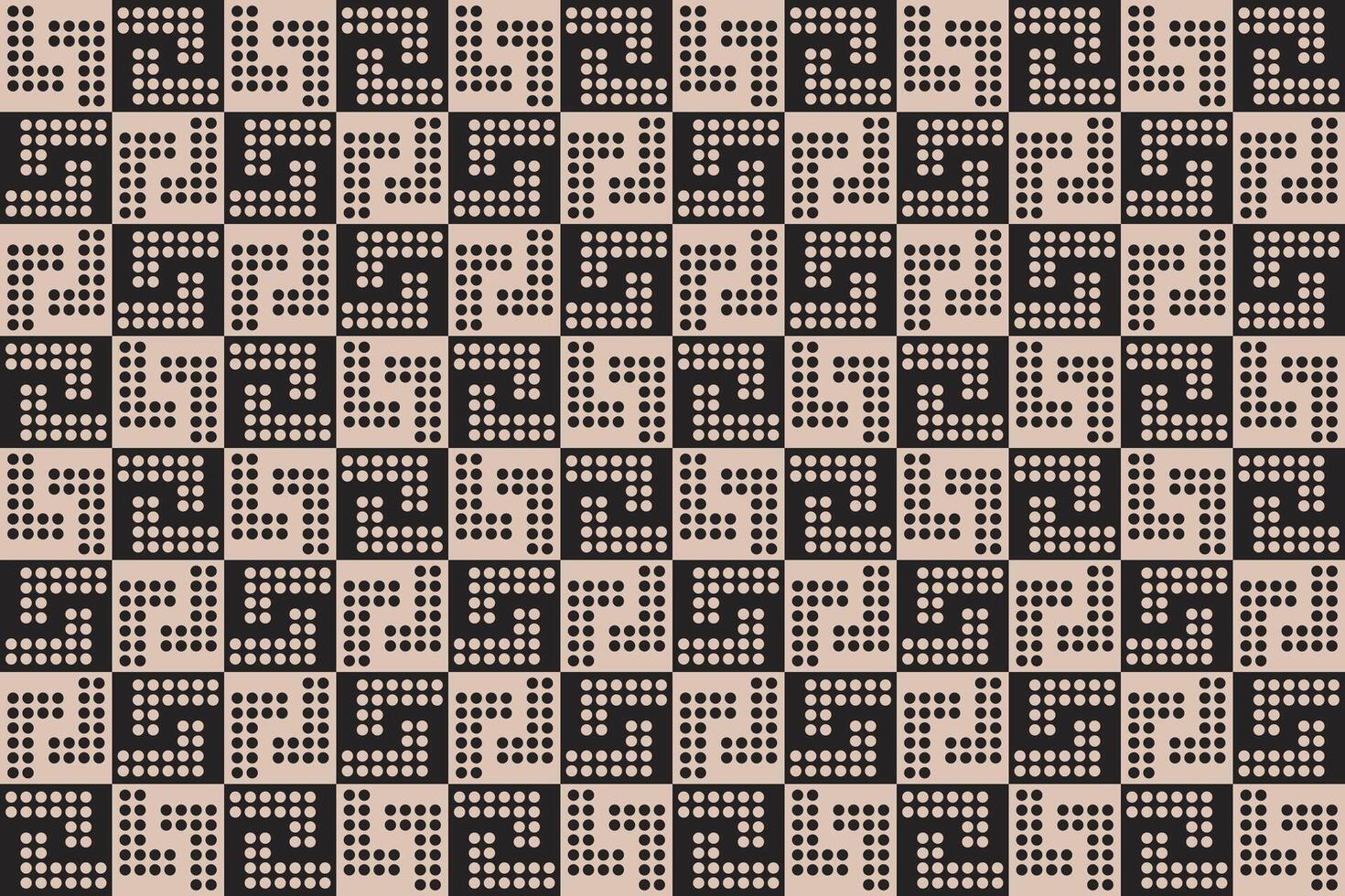 Circle Design Brown Pattern and Background vector