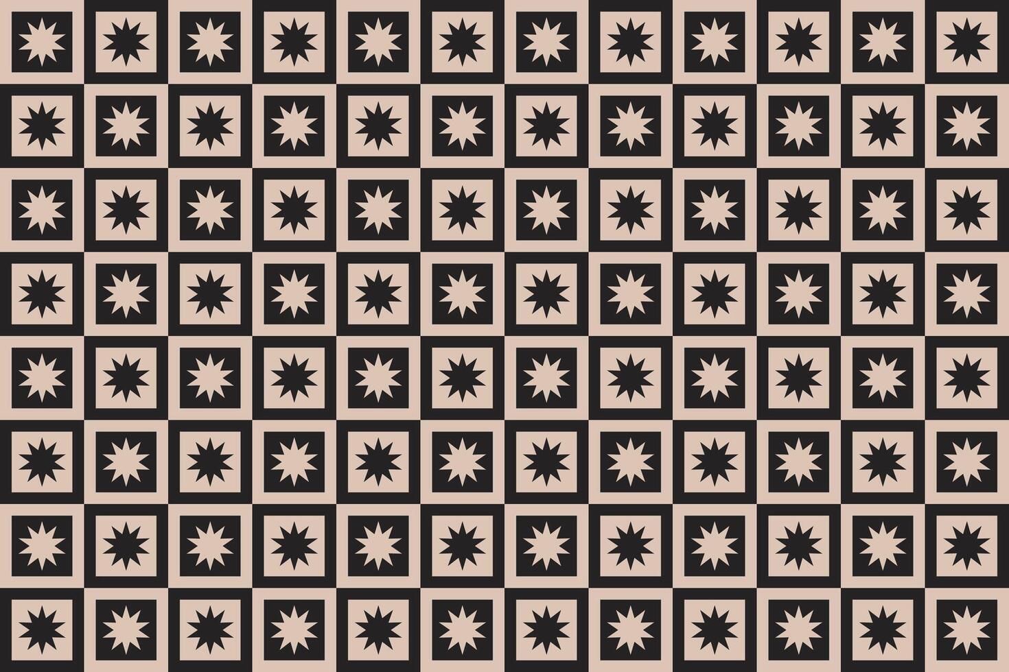 Star Brown Pattern and Background vector
