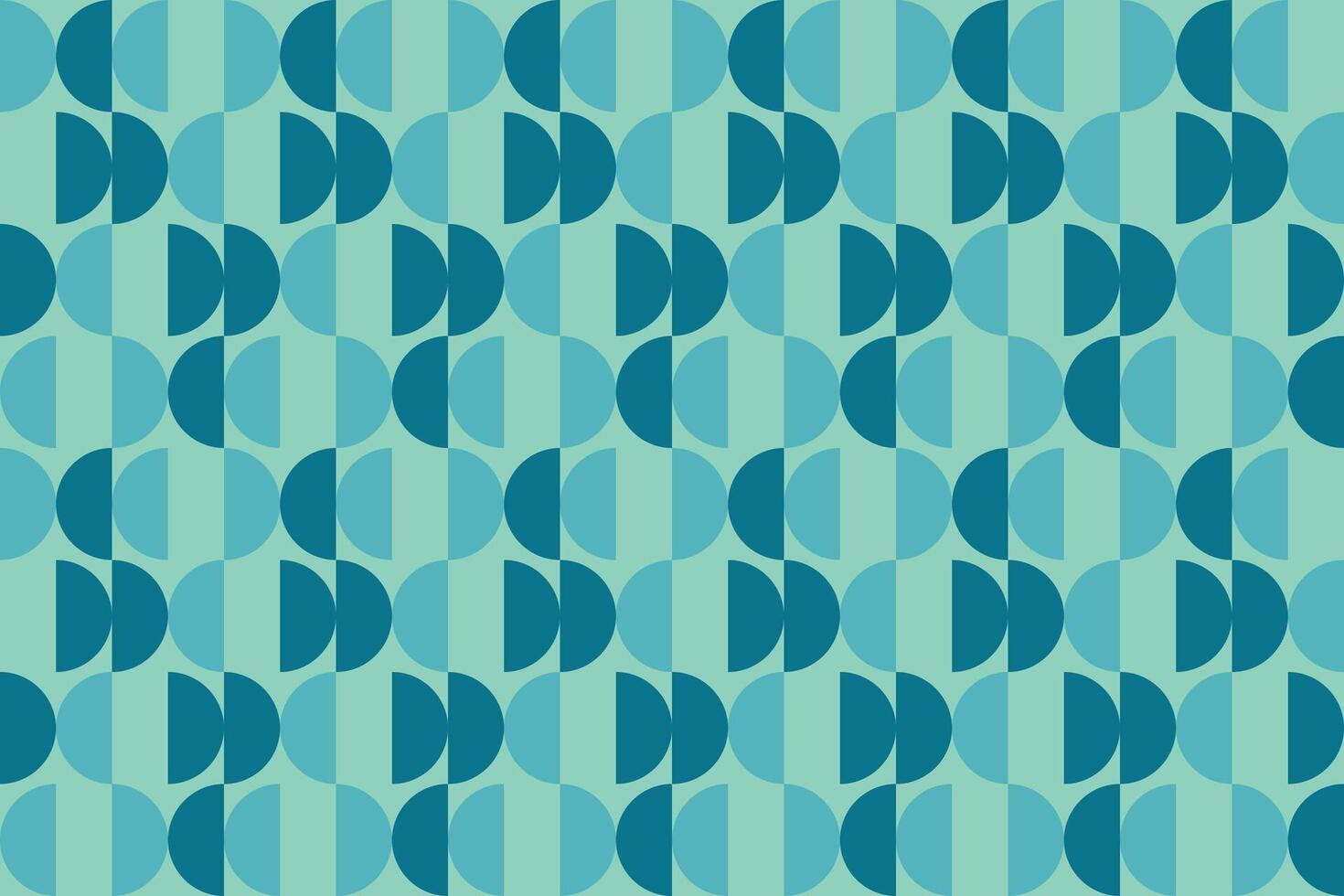 Half Circle Green Pattern vector