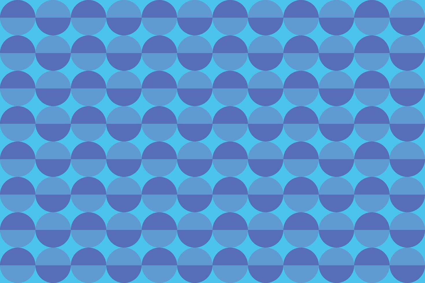 Circle 2 Tone Blue pattern vector