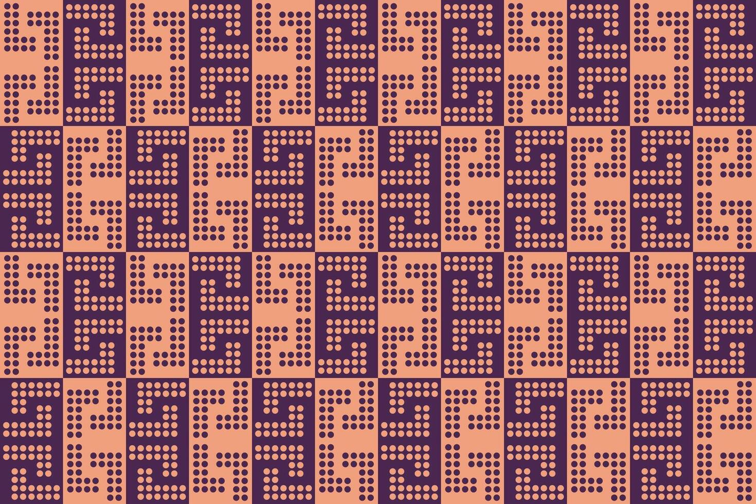 Circle Design Brown Pattern vector
