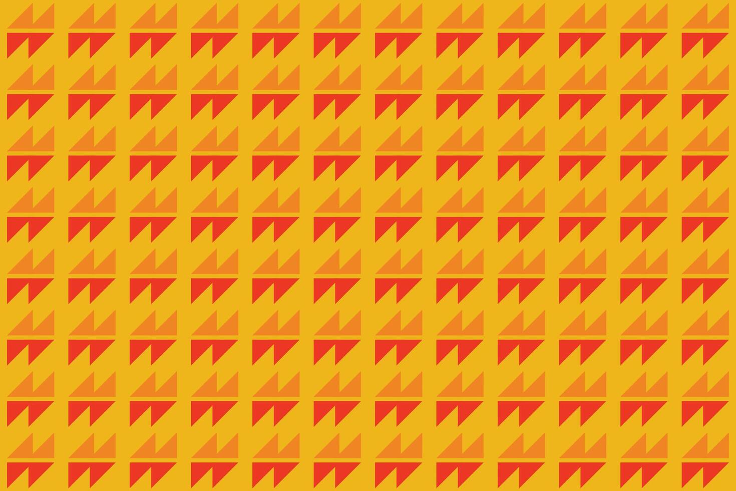 Triangle Orange Pattern and Background vector