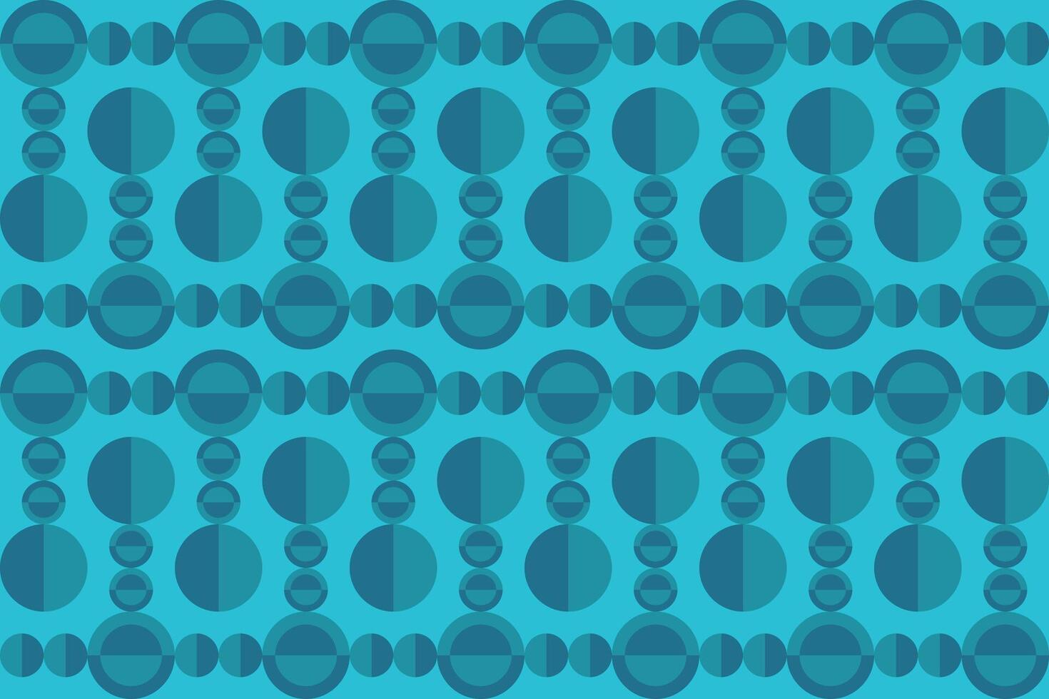 Circle 2 Tone Green Pattern vector