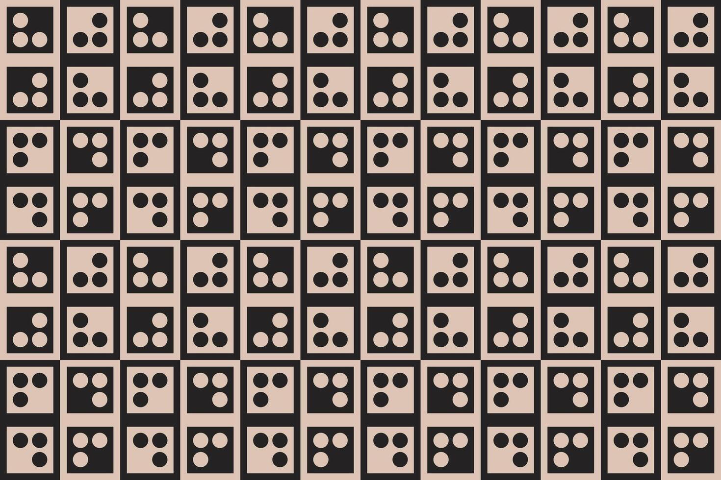 Circle Brown Pattern and Background vector