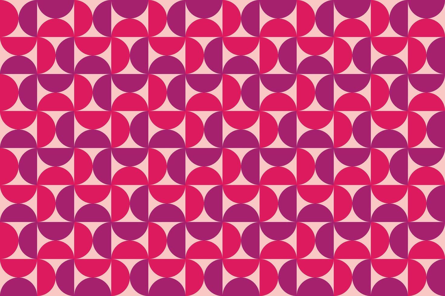 Half Circle Red and Purple Pattern vector