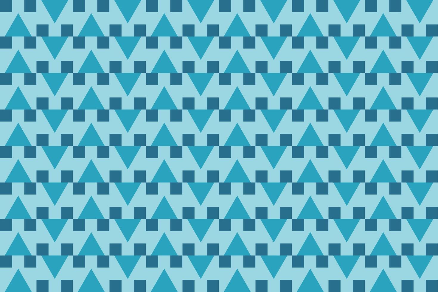 Triangle and Square Green Pattern vector